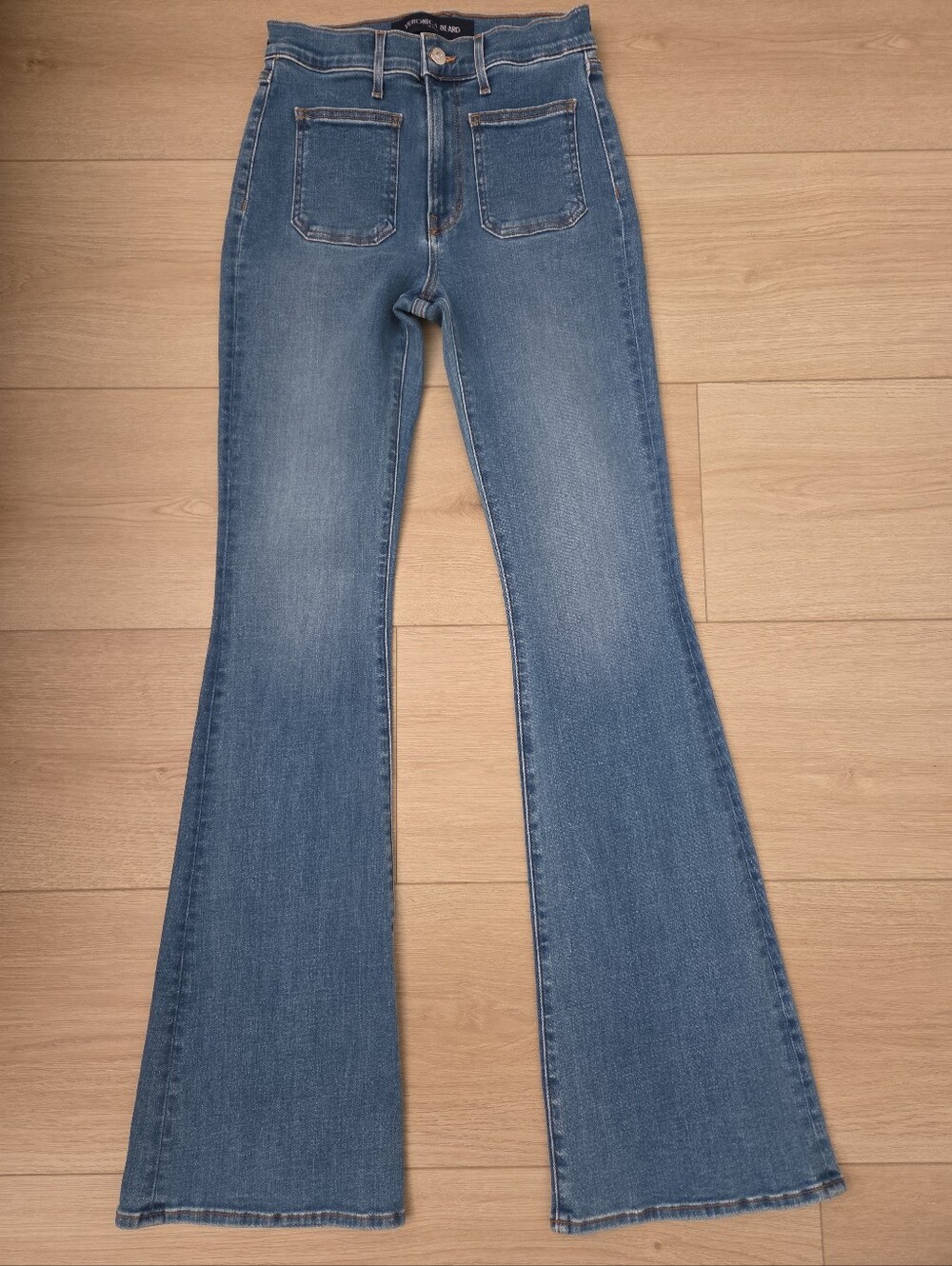 Veronica Beard Jeans Beverly Skinny Flare High Rise